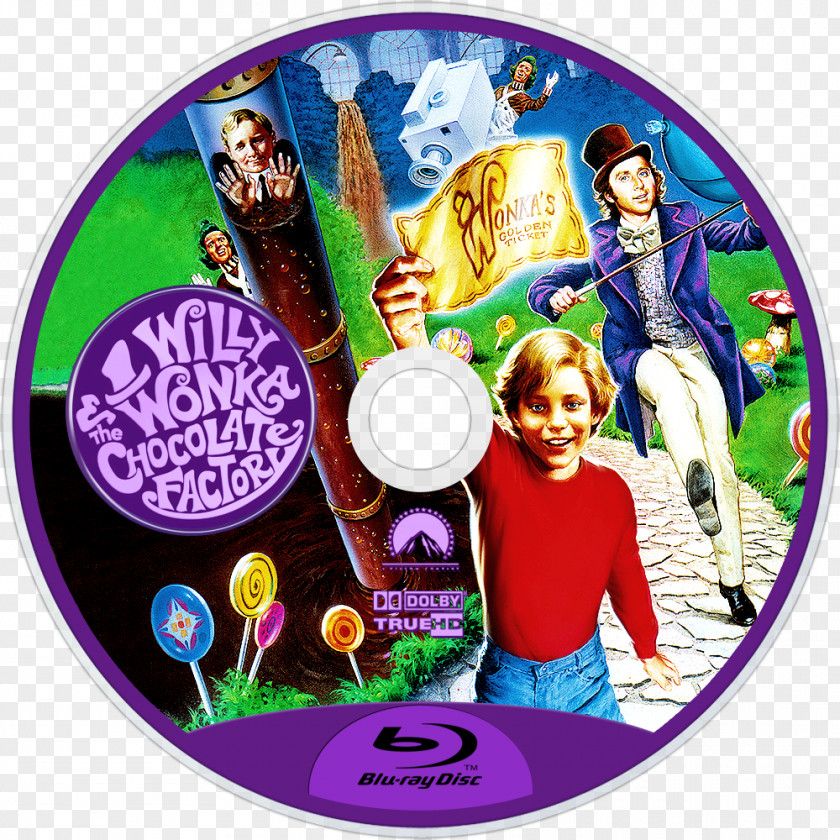 Willy Wonka The Chocolate Factory Candy Company Charlie And Bucket DVD PNG