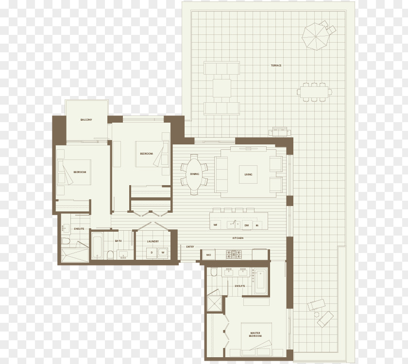 Bedroom Wall Floor Plan Meter Angle PNG