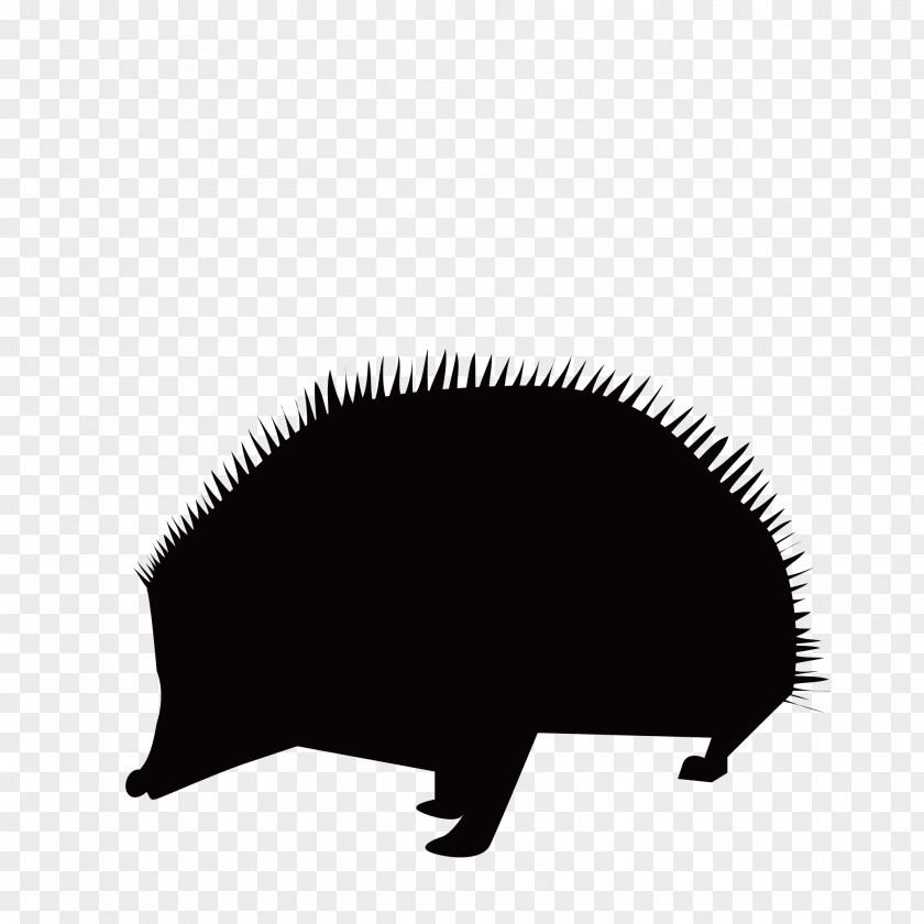Hedgehog Silhouette Gratis PNG