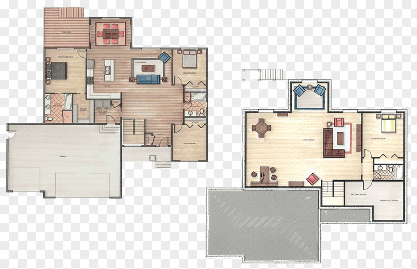 House Floor Plan Custom Home PNG