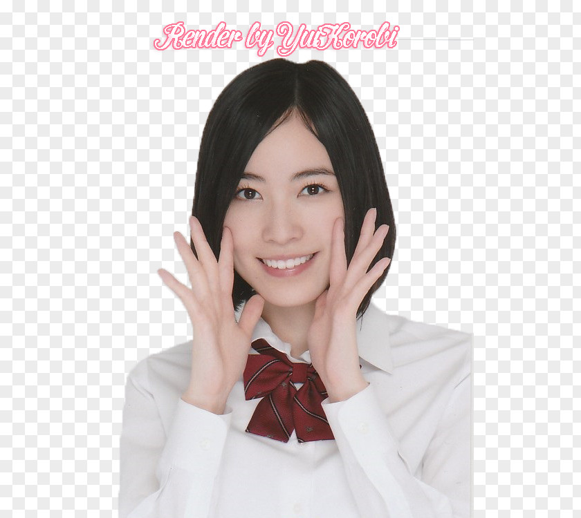 Jurina Matsui Black Hair Coloring Hime Cut PNG hair coloring cut, others clipart PNG