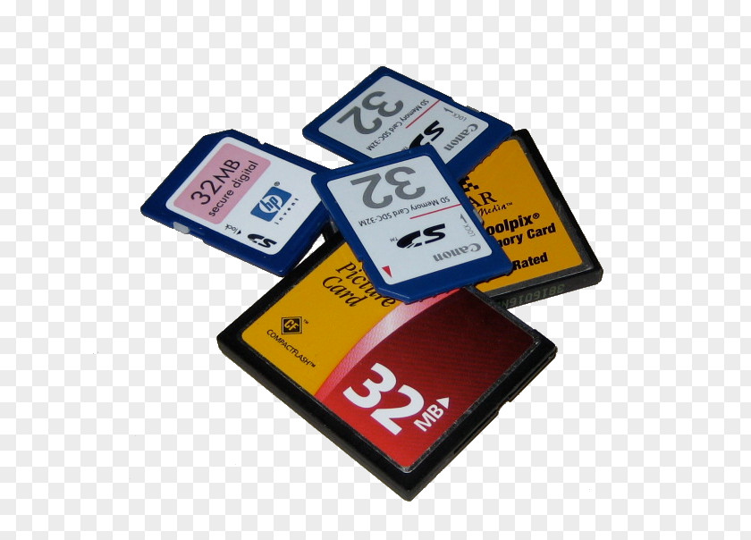Memory Flash Cards CompactFlash Secure Digital MicroSD PNG