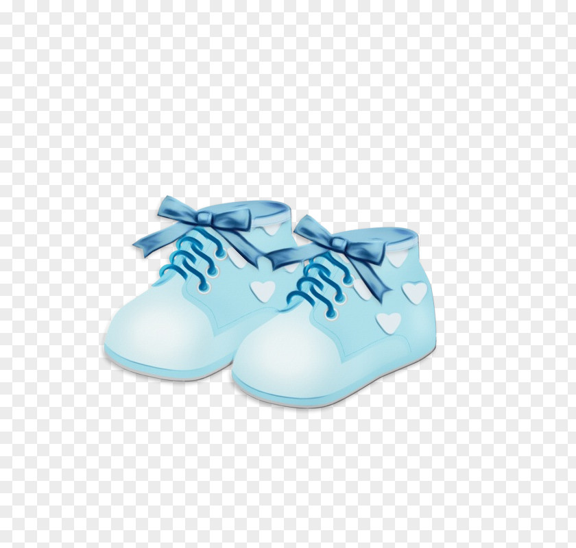 Sneakers Baby Toddler Shoe Footwear Blue Aqua Turquoise PNG
