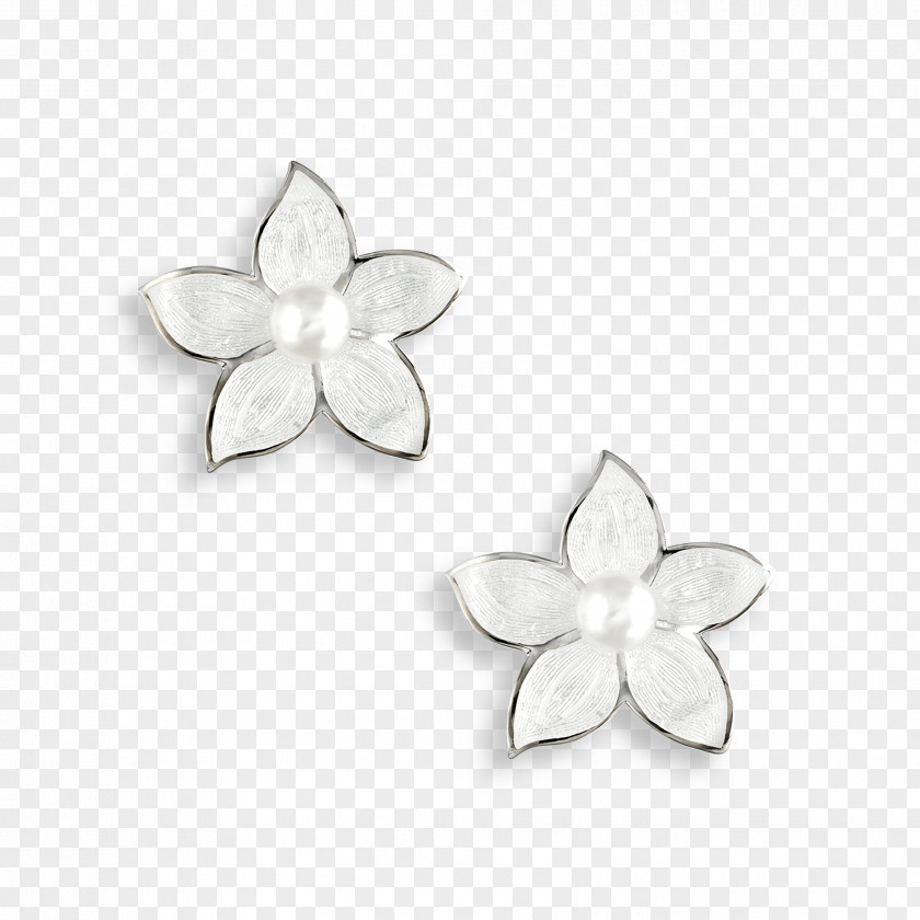 Flower Jewelry Earring Jewellery Sterling Silver Stephanotis Floribunda PNG