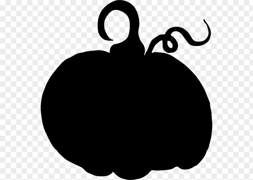 Fruit Blackandwhite Halloween Pumpkin Silhouette PNG