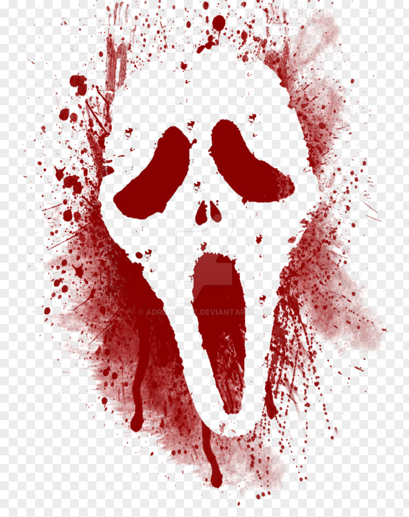 Ghostface Scream Horror Icon Film Illustration PNG