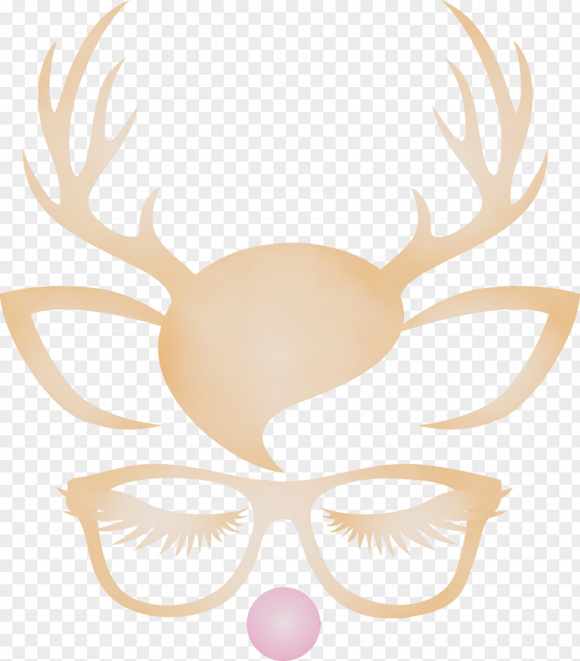 Head Antler Deer Eyewear Fawn PNG