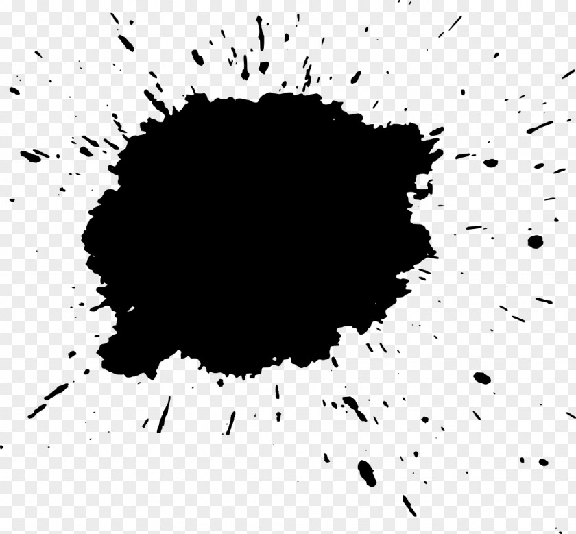 Ink Splash Stain Desktop Wallpaper PNG