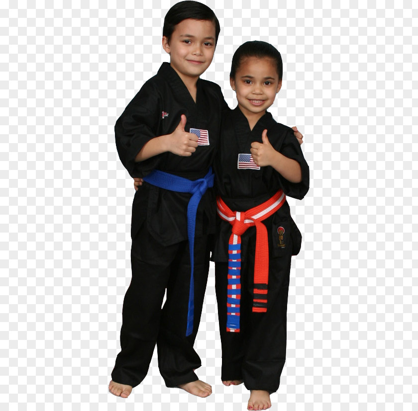 Karate Kids Dobok Child Kenpō Costume PNG