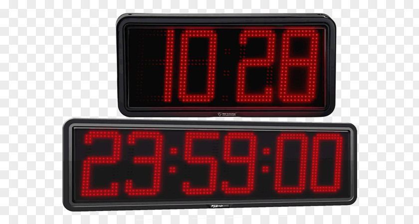 Lighted Wall Clocks Display Device Digital Clock Eagle Controls Inc. Alarm PNG