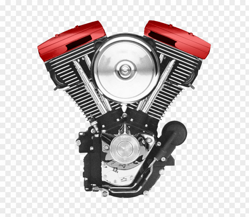 Motorcycle Harley-Davidson Evolution Engine V-twin Softail PNG