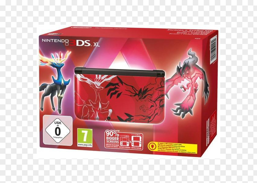 Nintendo Pokémon X And Y Red Blue Video Game Consoles 3DS XL PNG
