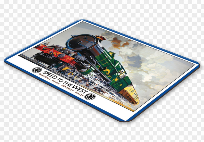 Table Rail Transport British Place Mats Plastic PNG