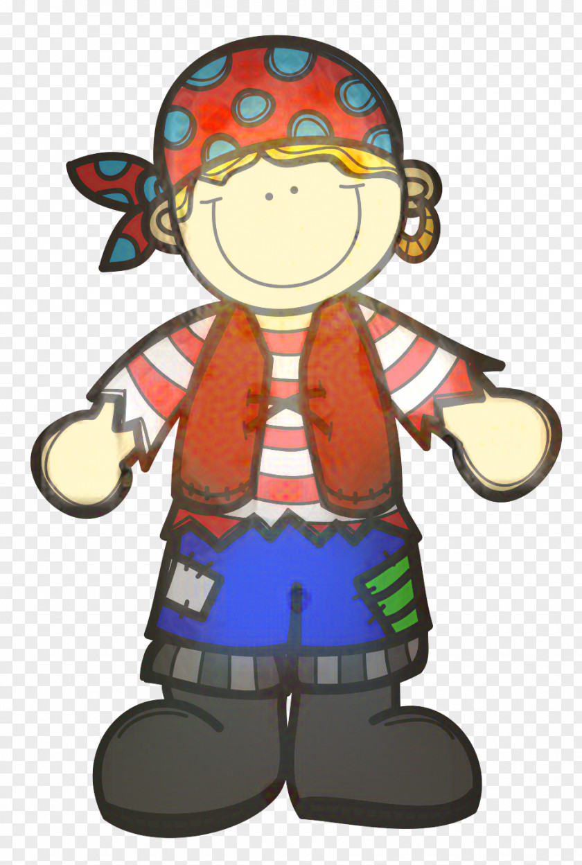 Toy Style Pirate Cartoon PNG