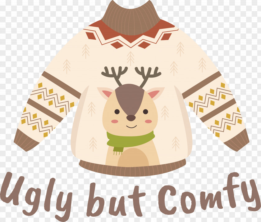 Ugly Comfy Ugly Sweater Winter PNG