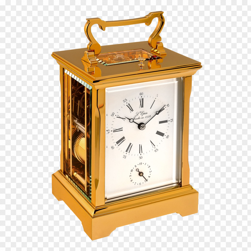 Clock L'Epée Clocks Carriage Alarm Mantel PNG