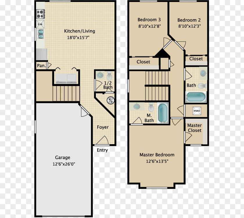 Design Floor Plan House PNG