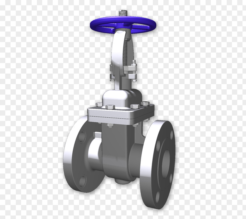 Gate Valve Oil Refinery Steel PNG