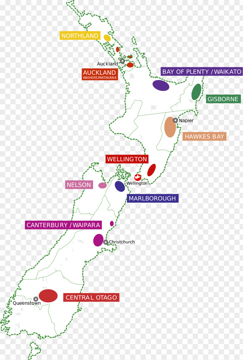 Map Of New Zealand Wine Sauvignon Blanc Marlborough Cabernet PNG