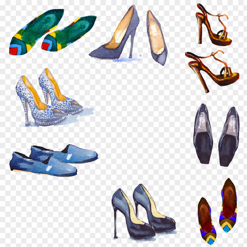 Ms. Shoes Slipper Shoe High-heeled Footwear Illustration PNG