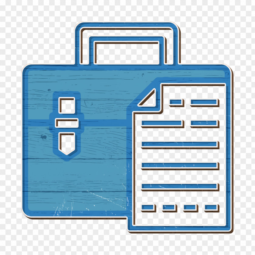 Office Stationery Icon Briefcase Work PNG