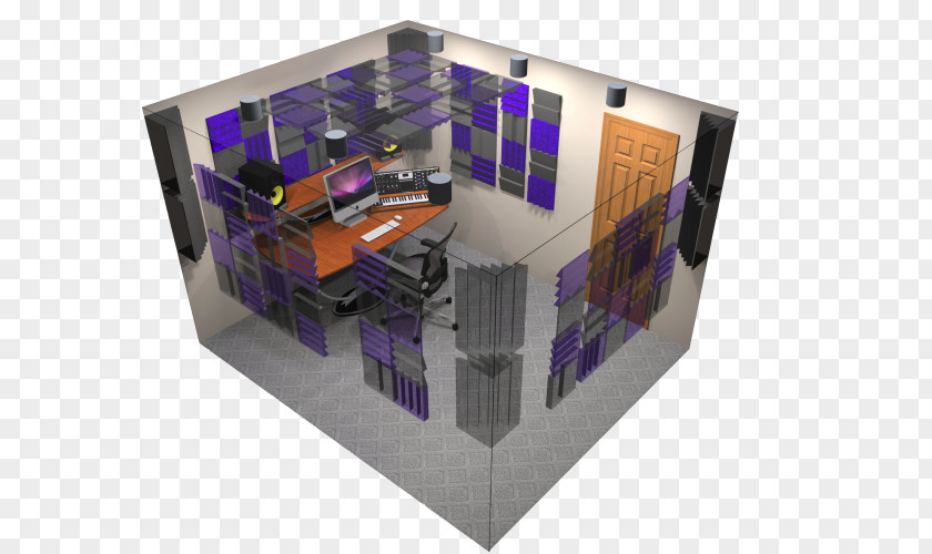 Professional Appearance Firefighters Auralex D108L DST Acoustic Kit Studios Acoustics Alpha Room In Charcoal DST-114 Designer Series Treatments 12