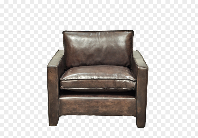 Chair Club Leather Couch Daybed PNG