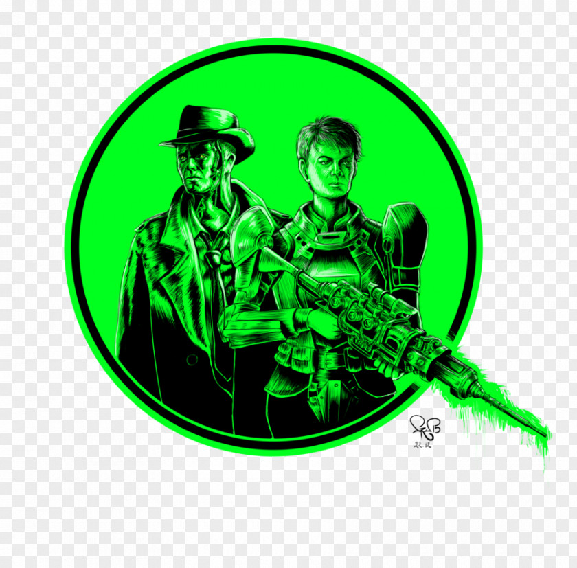 Fallout 4 Sole Survivor Logo Green Font Illustration Character PNG