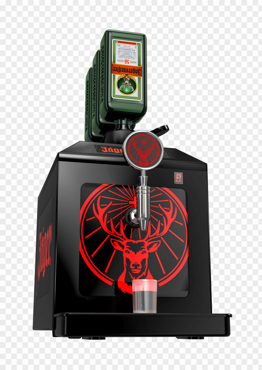 Jägermeister Schnapps Liqueur Beer Tap Machine PNG