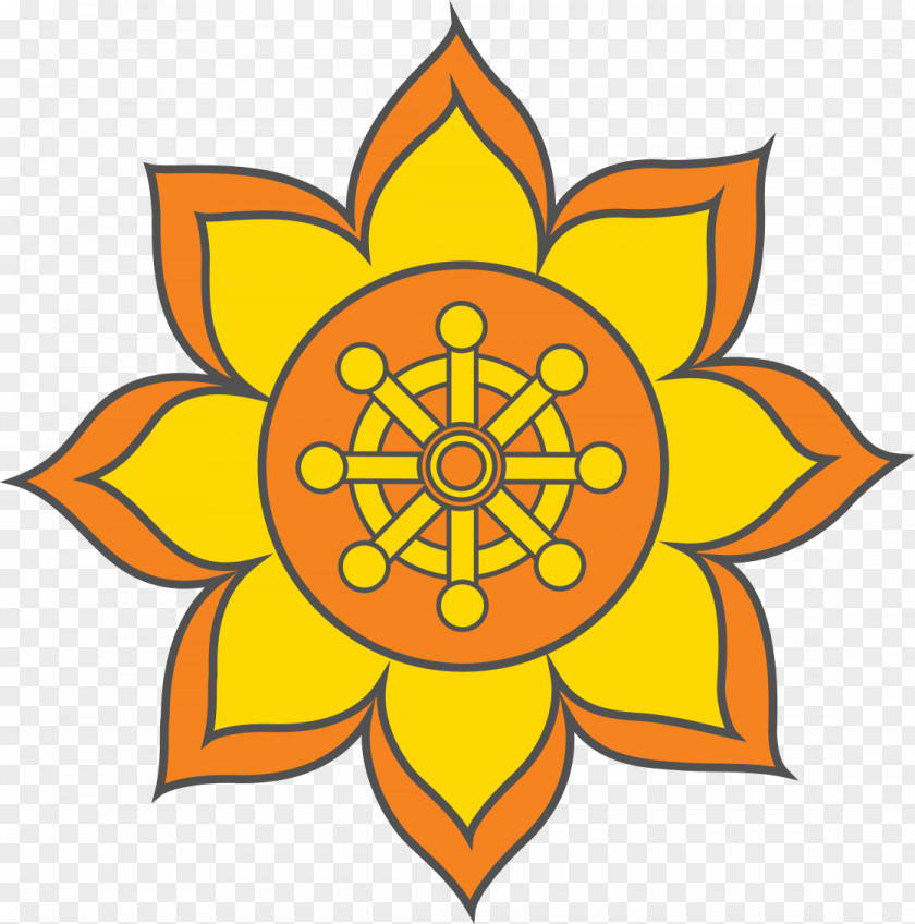 Lotus Eleven Mandala Mehndi Social Media PNG