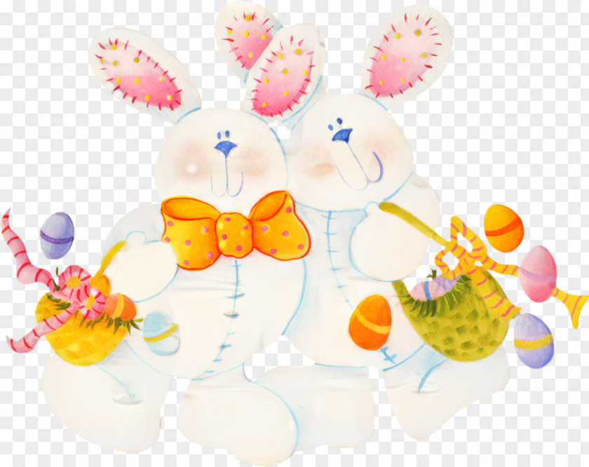 Baby Toys Infant Easter Bunny Background PNG