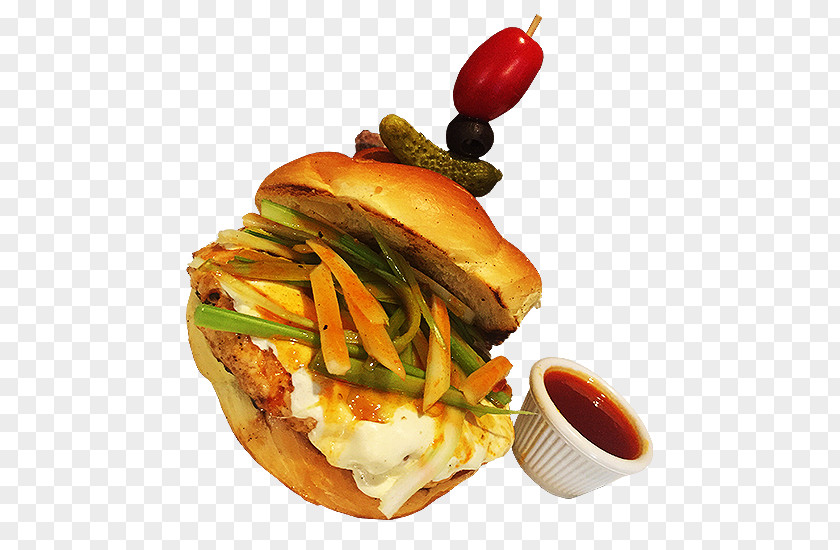Chicken Burger Slider Breakfast Sandwich Hamburger Fast Food Junk PNG