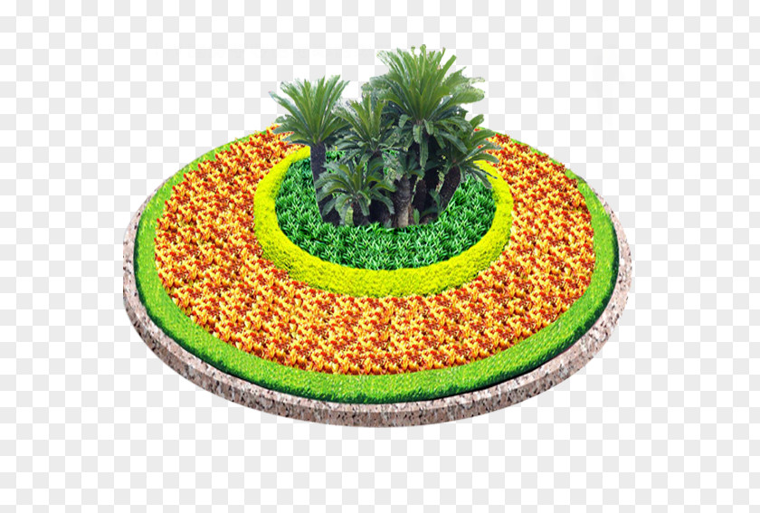 Circus Placed Flowers Flower Garden Huatan PNG