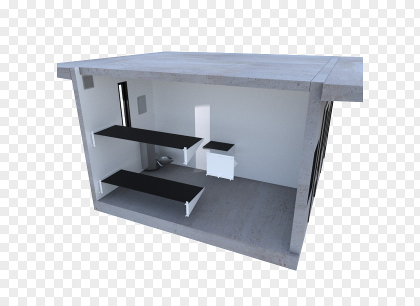 Dormitory Daily Precast Concrete Building Prison Cell PNG