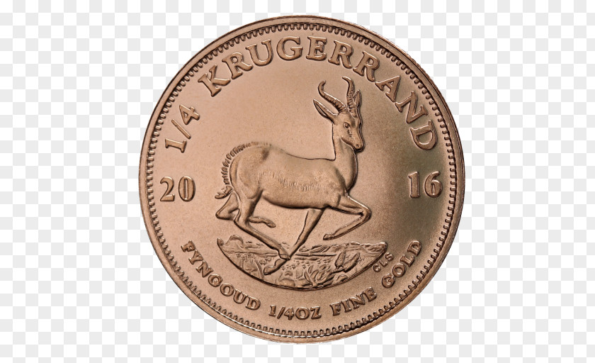Gold Investment Bullion Coin Krugerrand PNG