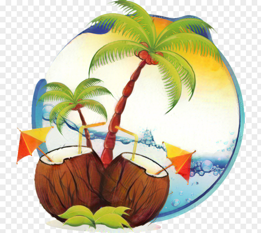 Nepenthes Tropics Coconut Tree Cartoon PNG