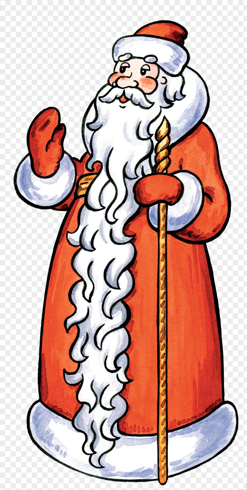 Santa Claus Ded Moroz Snegurochka Clip Art PNG
