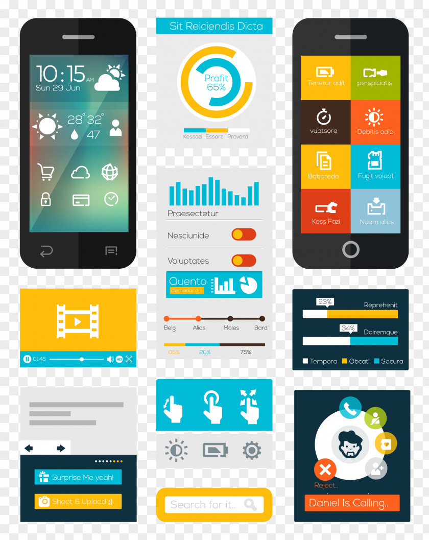 Ui Ux Feature Phone Smartphone Responsive Web Design Mobile Phones PNG