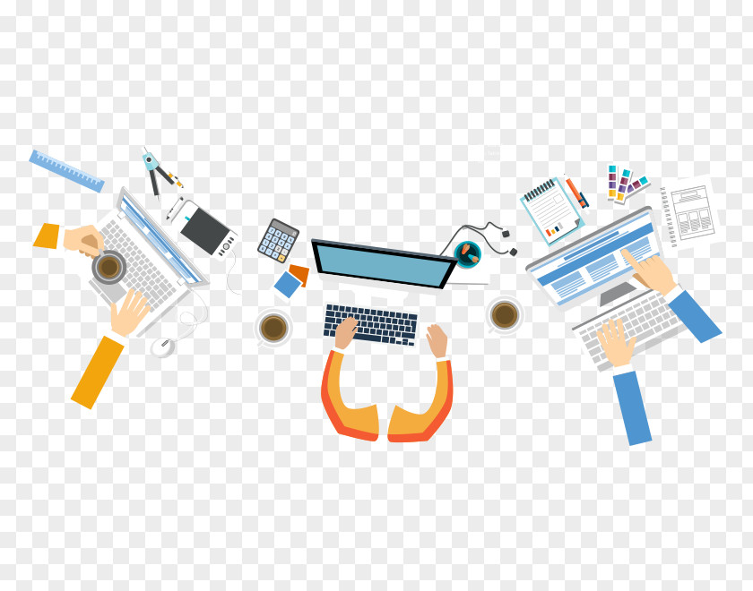 Vector Office Computer Digital Marketing Web Development PNG