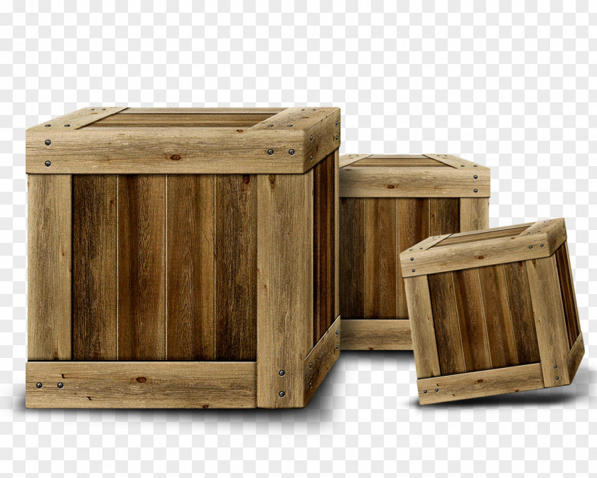 Wooden Box Combination PNG