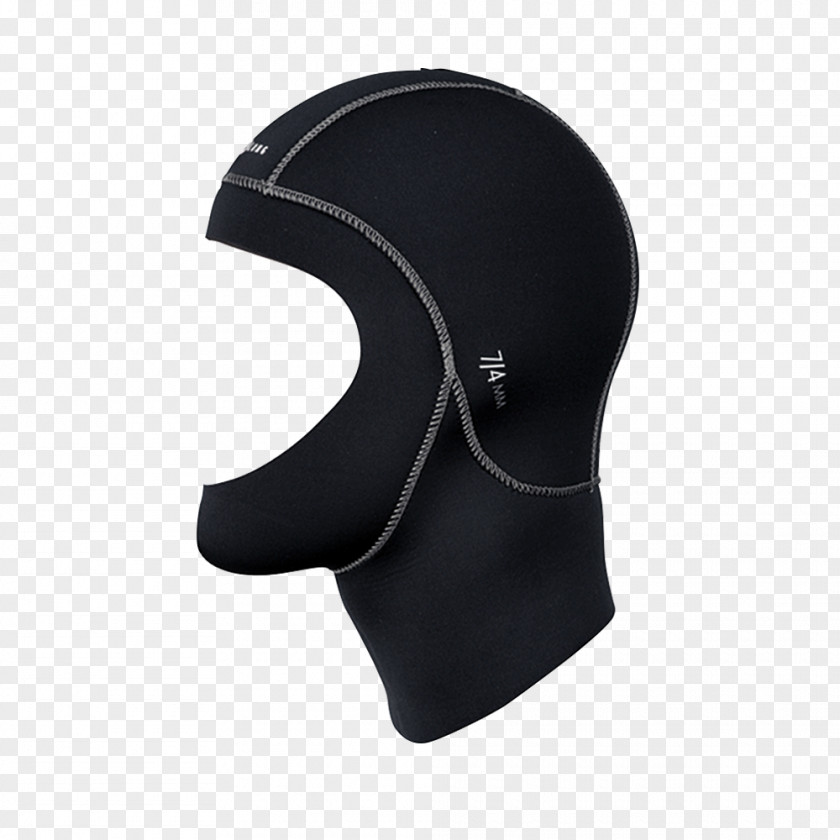 Neoprene Hood Balaclava Underwater Diving PNG