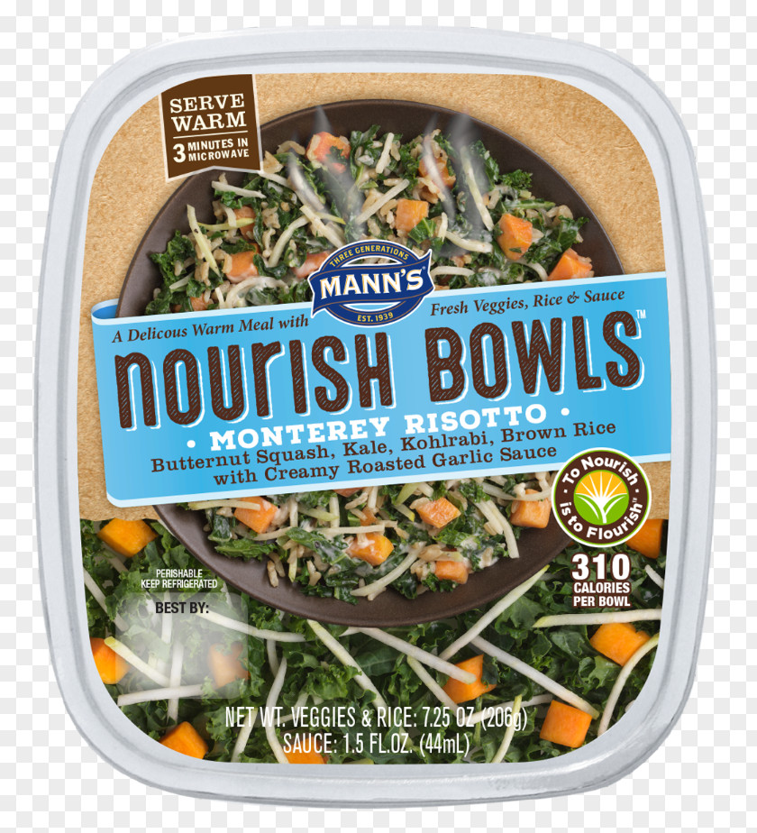 Vegetable Bowl Risotto Mann's (Mann Packing Company) Corporate Food PNG