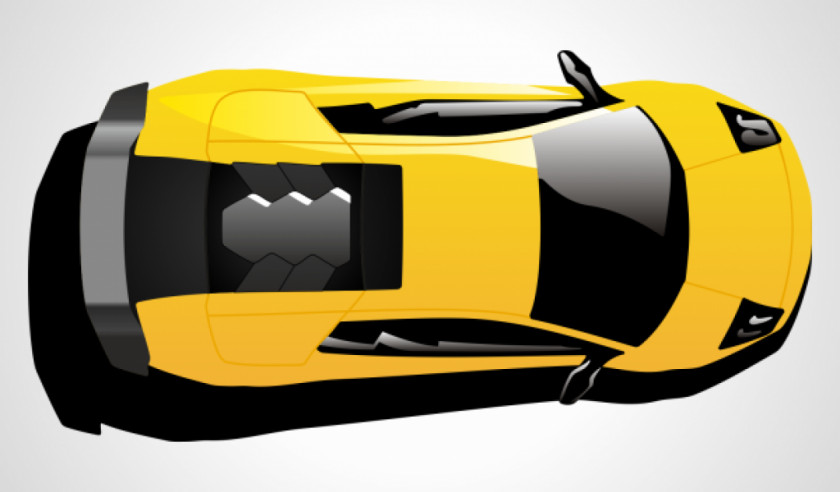 Overhead Car Cliparts Sports Lamborghini Porsche 911 GT3 PNG