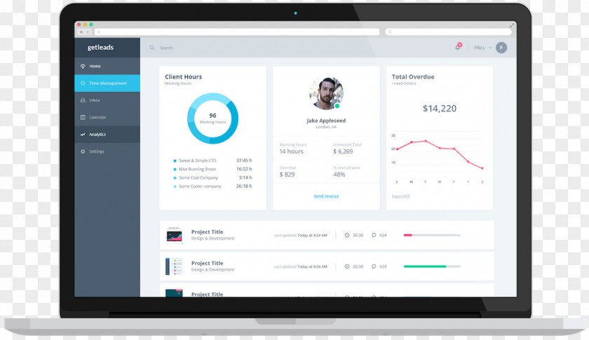 Business Network Management Computer Graphical User Interface PNG