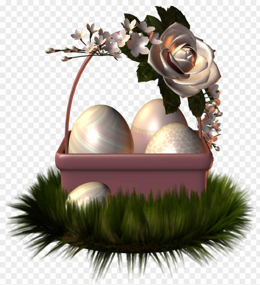 Easter Chick Flower Floral Design PNG