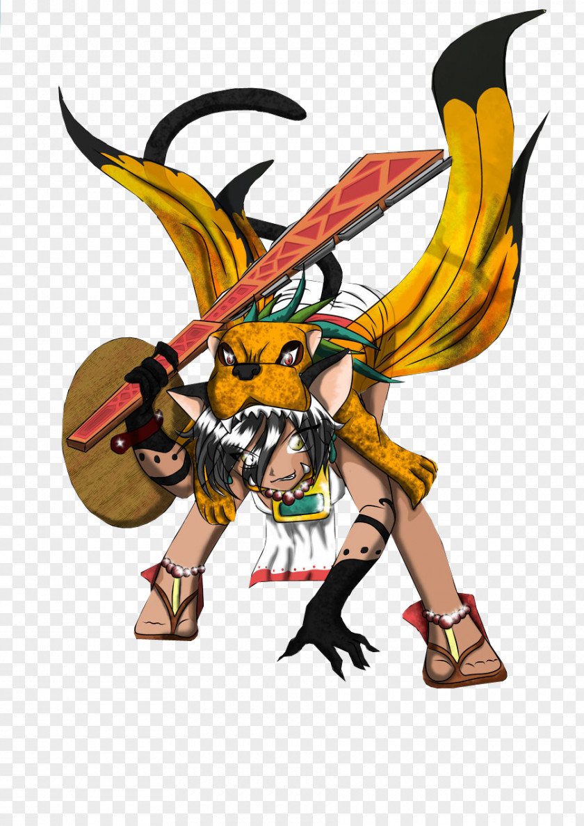 Oh What A Drag Jaguar Warrior Aztecs Drawing PNG