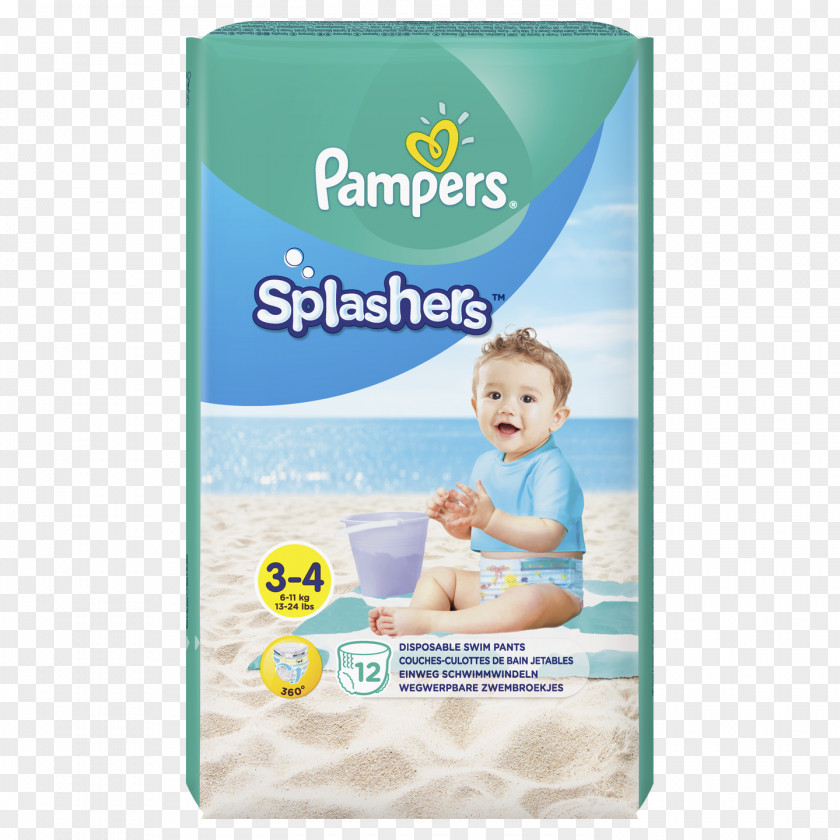 Pampers Swim Diaper Baby-Dry Pants Infant PNG