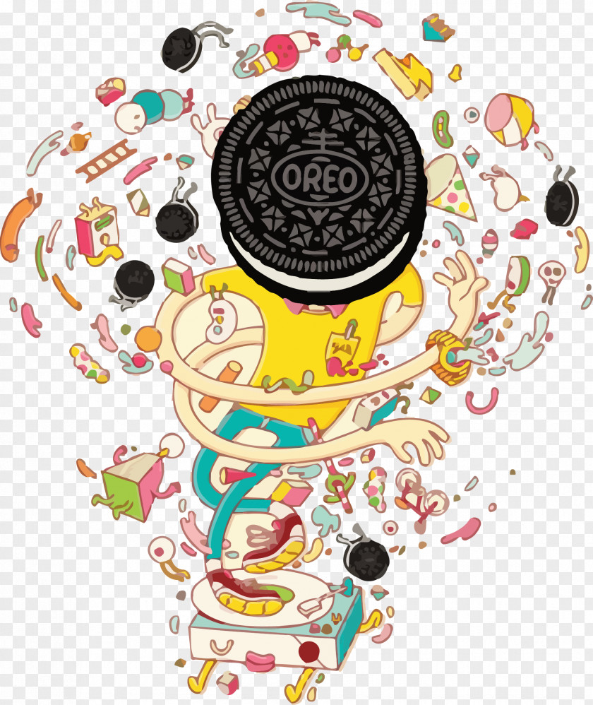 Advertising Cookies Agency Illustrator Oreo Illustration PNG
