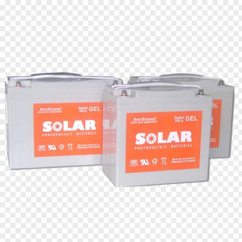 Battery Rechargeable Solar Panels VRLA Power PNG