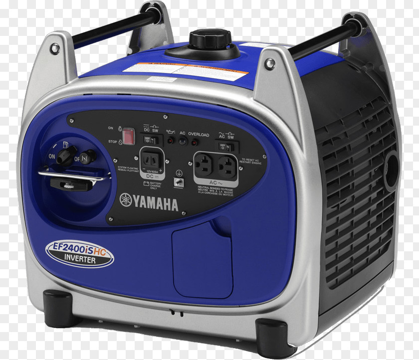 Engine Yamaha Motor Company EF2400iSHC 2400 Watt Inverter Generator Engine-generator Electric PNG